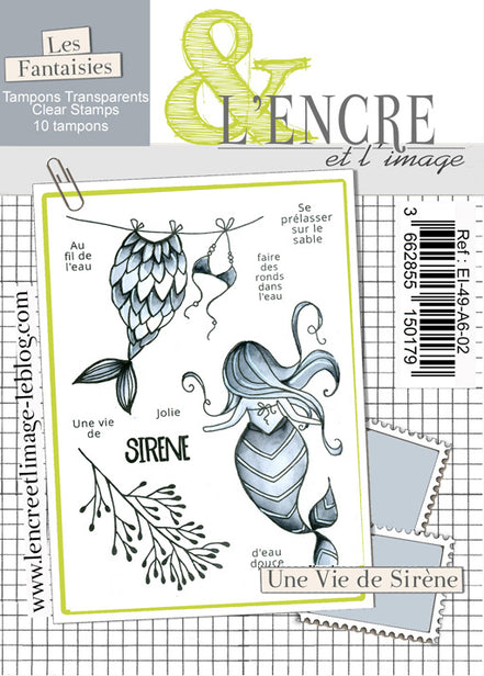 Set timbri Clear - Mermaid World - L'Encre et l'Image