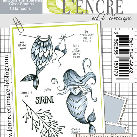 Set timbri Clear - Mermaid World - L'Encre et l'Image