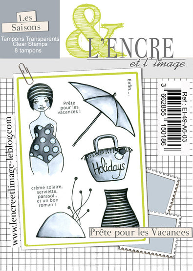Set timbri Clear - Ready for Summer Vacation - L'Encre et l'Image