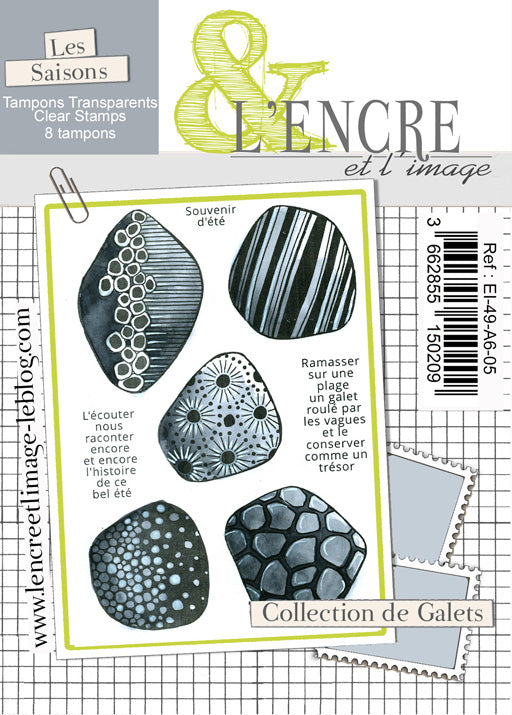 Set timbri Clear - Pebble Collection - L'Encre et l'Image