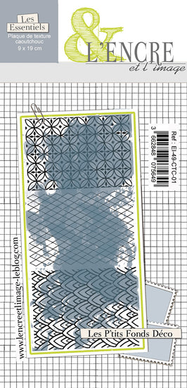 Rubber stamp sheet - Lil Deco Textures