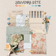 SET OF CARDS - JUNK SOUVENIRS D'ETE - BRE139 - CHOU & FLOWERS