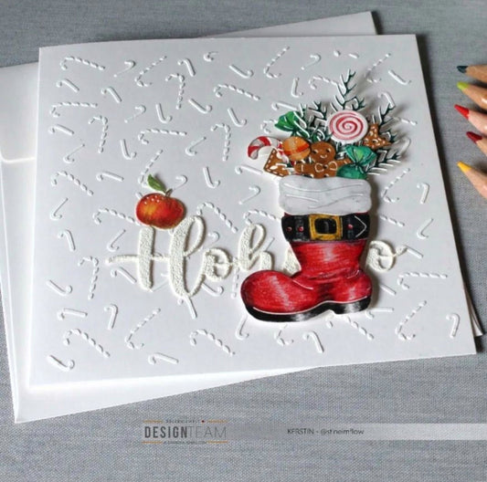 Set Fustella 'Saint Nicolas boot with sweets' '- D-AR-W0171- A.RENKE