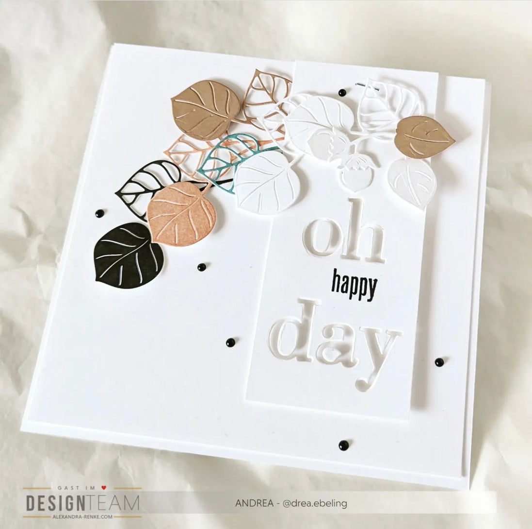 Die set 'Hazelnut branch duo' D-AR-HE0024 - A.RENKE 