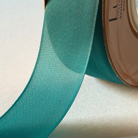 5392M58 - NASTRO ORGANZA MATT PETROLIO 25 MM - LUXIA
