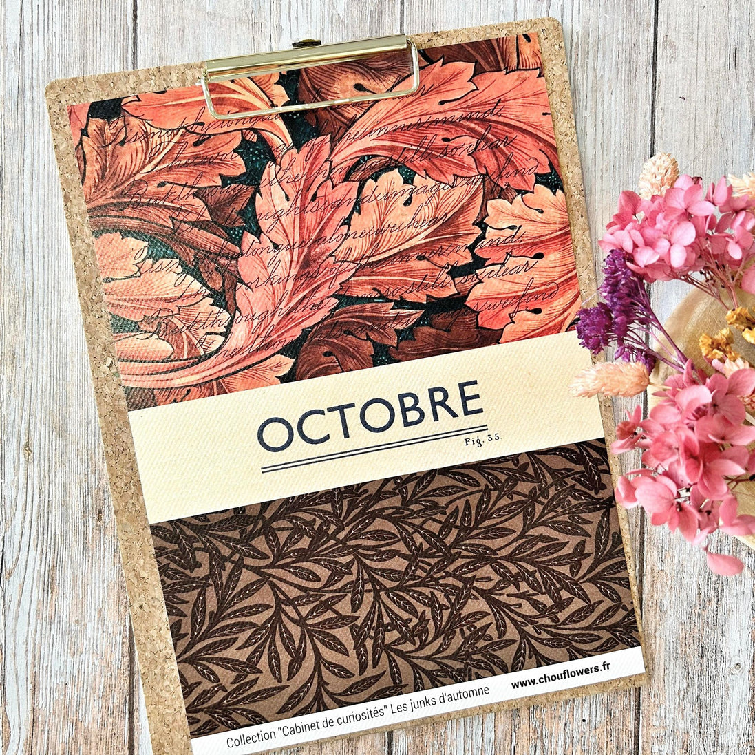 SET OF CARDS-LES JUNKS D'AUTOMNE CABINET DE CURIOSITES - CAB134 - CHOU &amp; FLOWERS