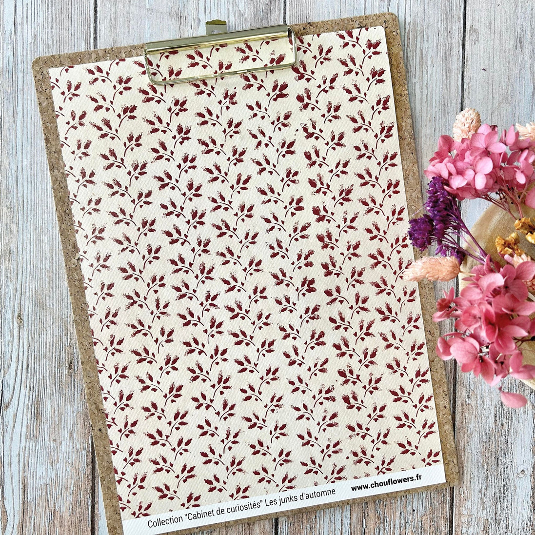 SET OF CARDS-LES JUNKS D'AUTOMNE CABINET DE CURIOSITES - CAB134 - CHOU &amp; FLOWERS