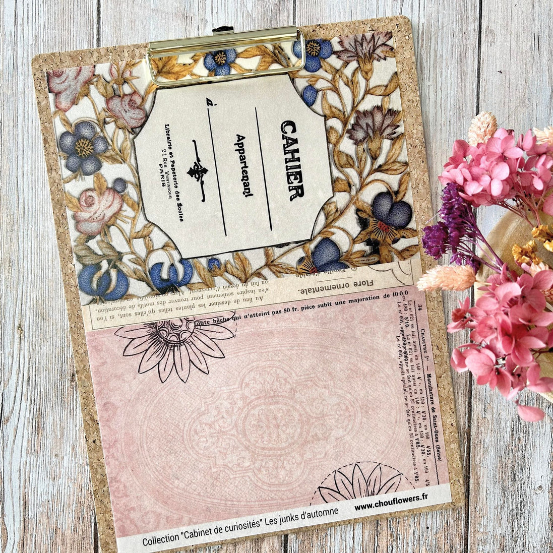 SET OF CARDS-LES JUNKS D'AUTOMNE CABINET DE CURIOSITES - CAB134 - CHOU &amp; FLOWERS