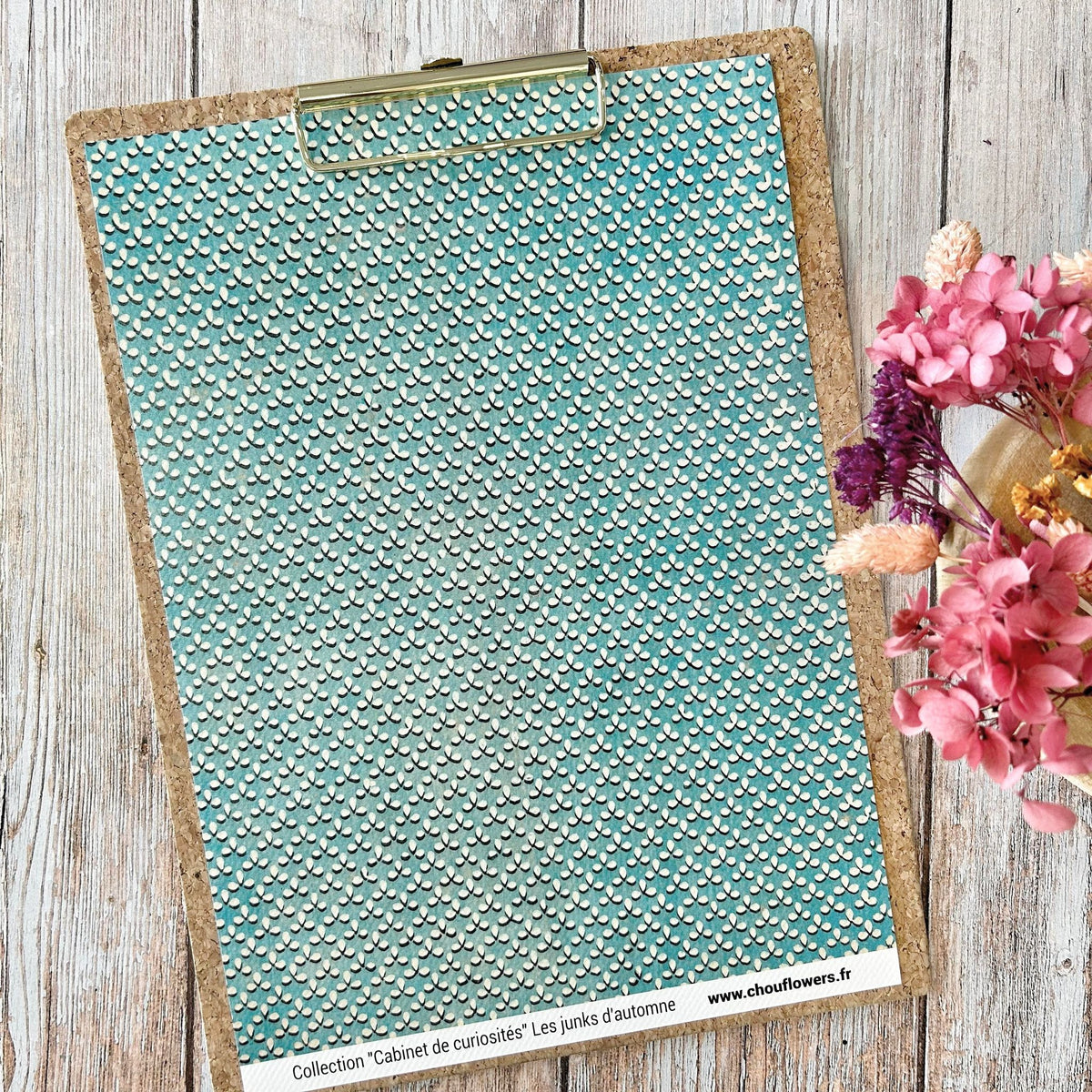SET OF CARDS-LES JUNKS D'AUTOMNE CABINET DE CURIOSITES - CAB134 - CHOU & FLOWERS
