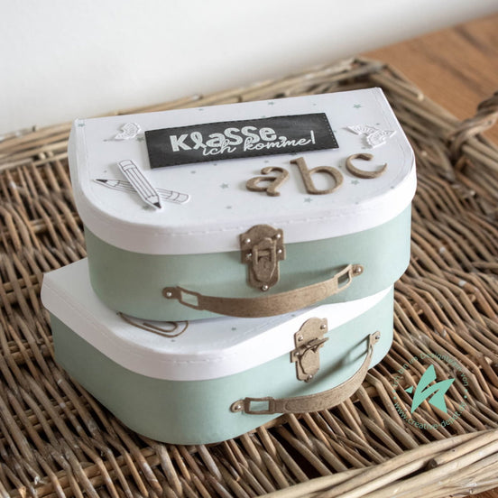 CD-Die-2766 Set Fustelle Retrokoffer - Klein  (BAULETTO piccolo)  CREATIVE DEPOT