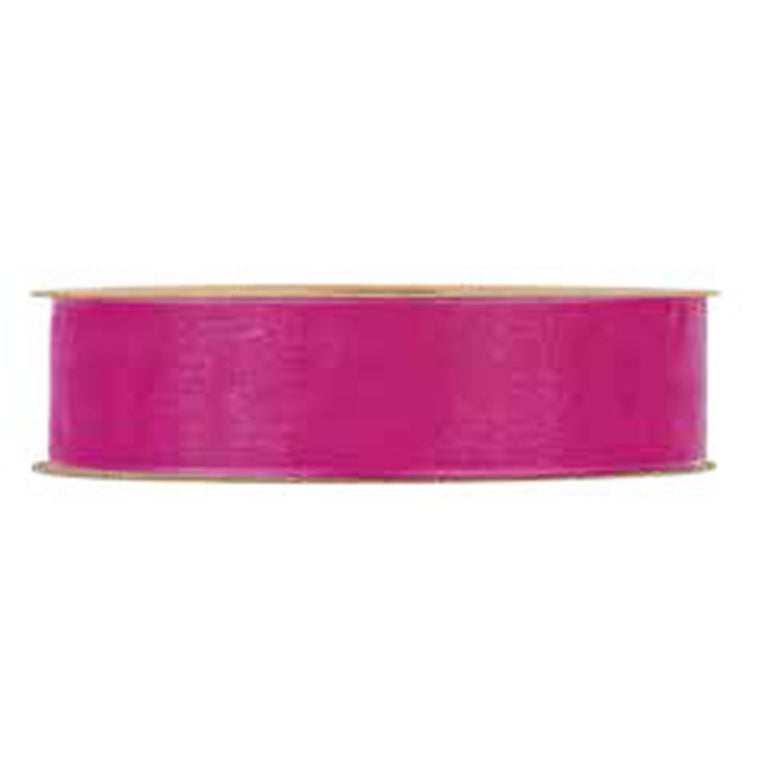 NP5392M12 - NASTRO ORGANZA MATT FUCSIA 25 MM - LUXIA