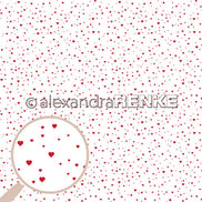 A. RENKE - Carta 'Flurry of hearts premium red' 10.2162