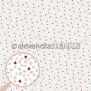 A. RENKE - Carta 'Love Letters with red hearts ' 10.2165