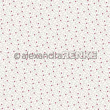 A. RENKE - Carta 'Love Letters with red hearts ' 10.2165