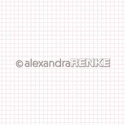 A. RENKE - Carta 'Dotted check pattern red' 10.2176