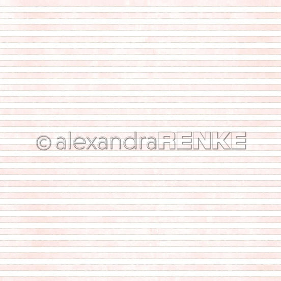 A. RENKE - 'Stripes Pink' paper 10.2289