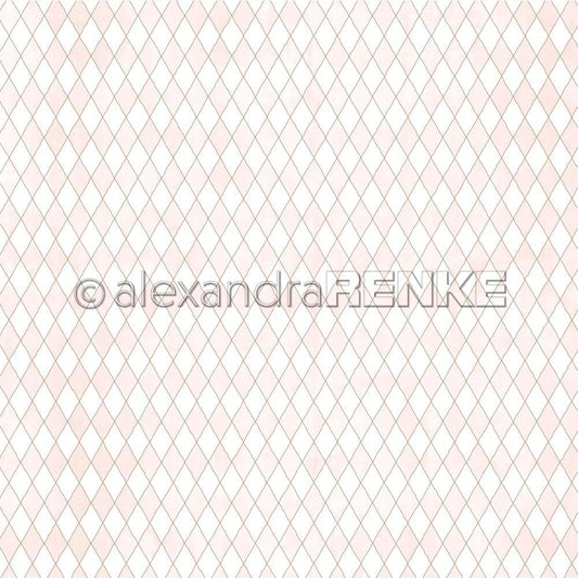 A. RENKE - Carta  'Small Diamonds Pink' 10.2292