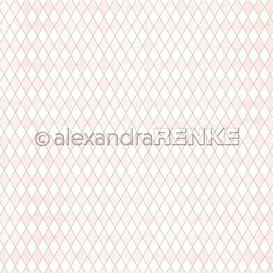 A. RENKE - Carta  'Small Diamonds Pink' 10.2292