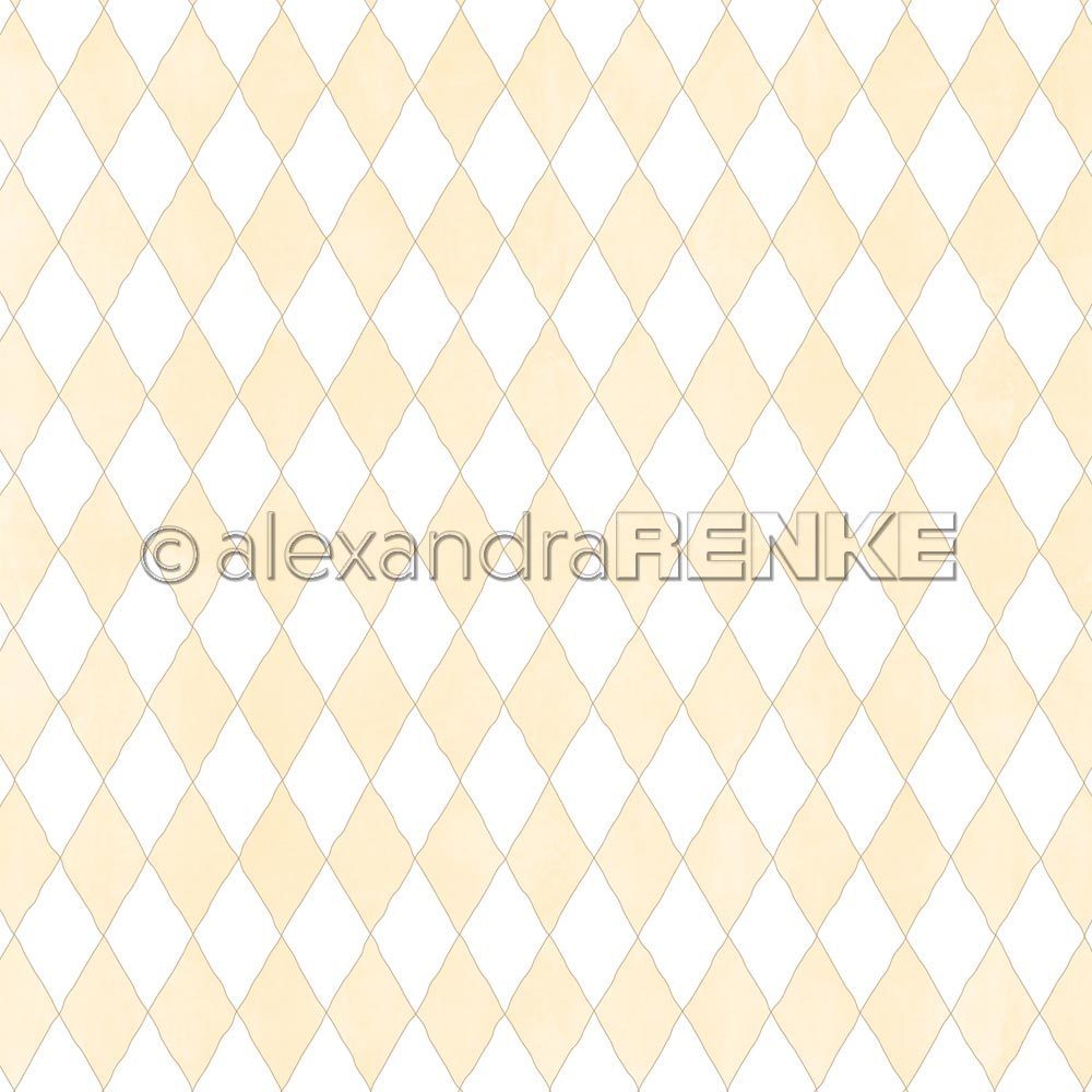 A. RENKE - Carta  'Big Diamonds Yellow' 10.2294