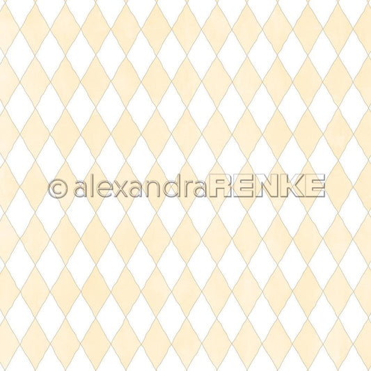 A. RENKE - Carta  'Big Diamonds Yellow' 10.2294