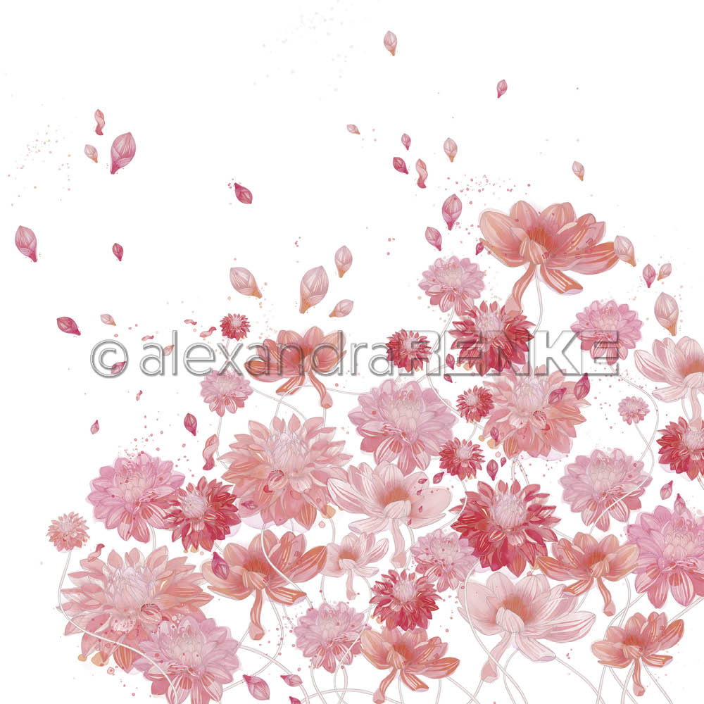 A. RENKE-Carta "Tender flowers dahlia red" 10.2640