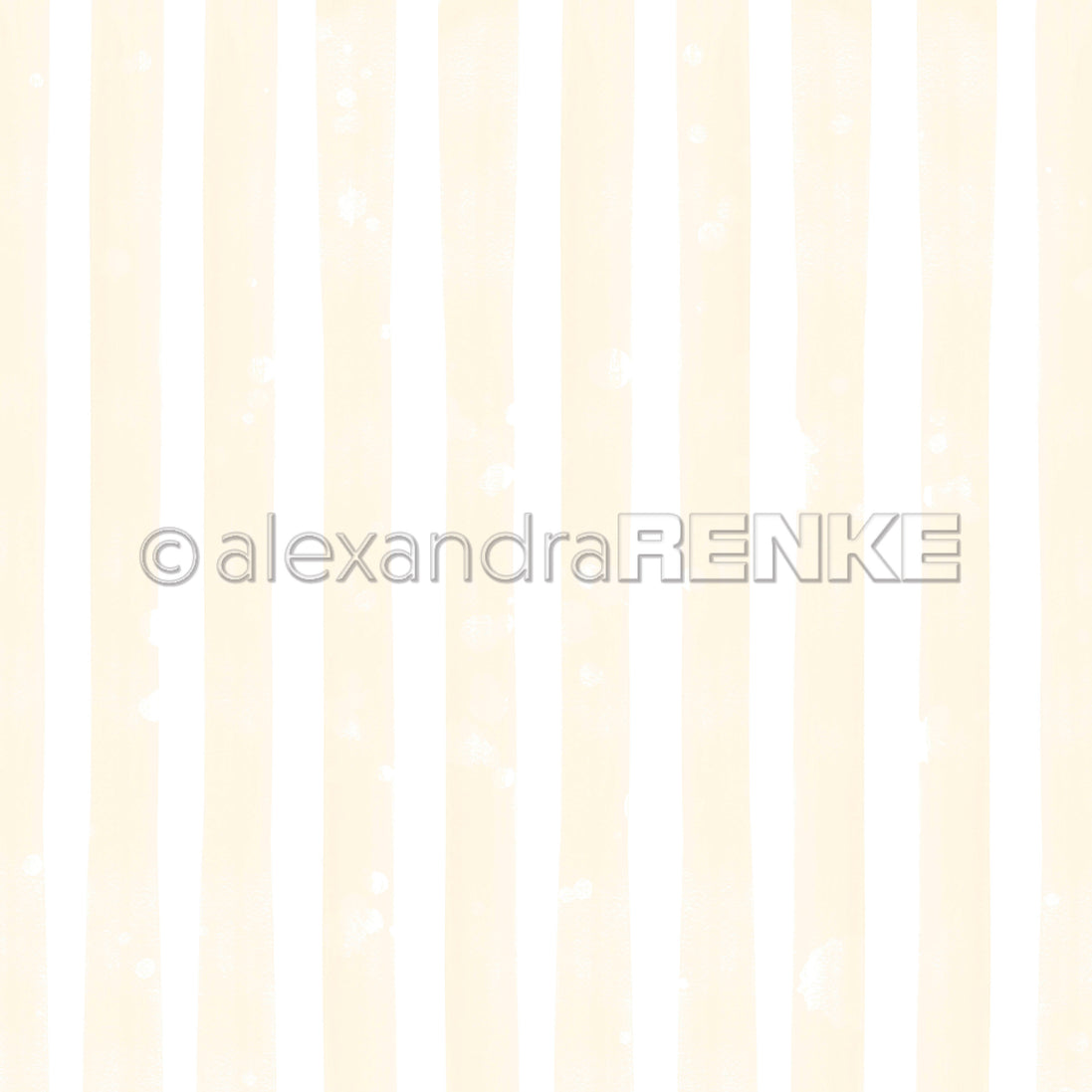 A.RENKE - Carta 'Wide stripes lemon yellow" 10.2645