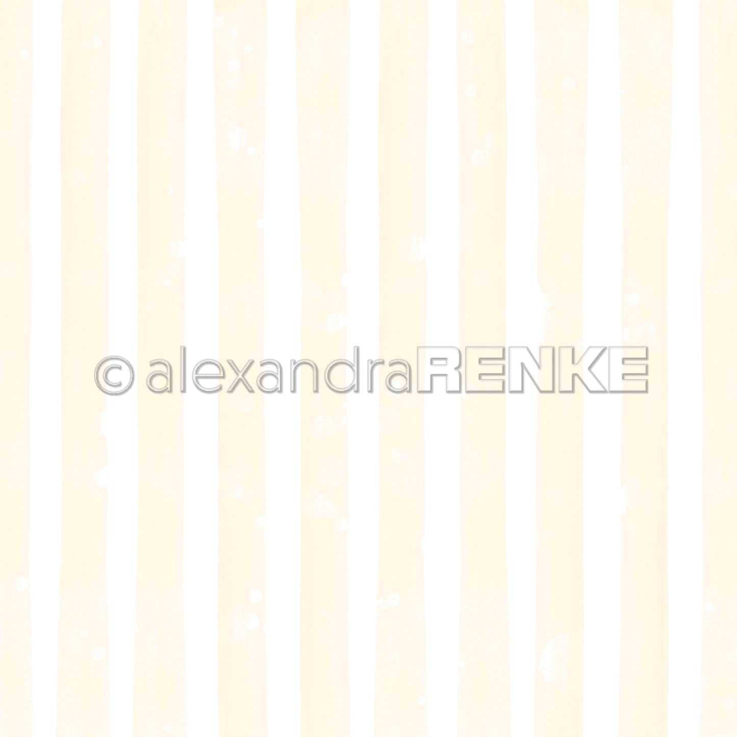 A.RENKE - Carta 'Wide stripes lemon yellow" 10.2645
