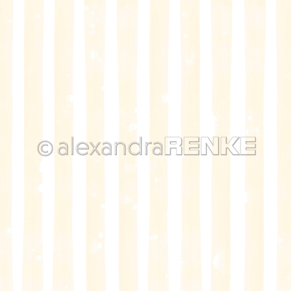 A.RENKE - Paper 'Wide stripes lemon yellow' 10.2645