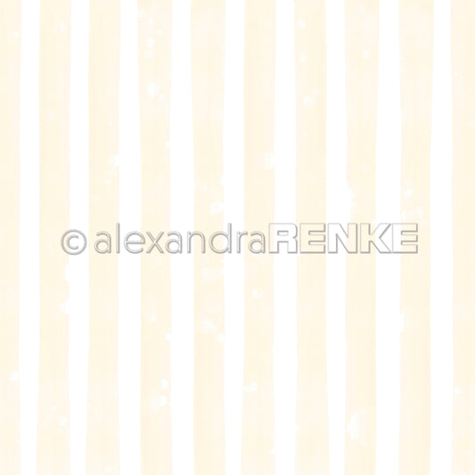 A.RENKE - Carta 'Wide stripes lemon yellow" 10.2645