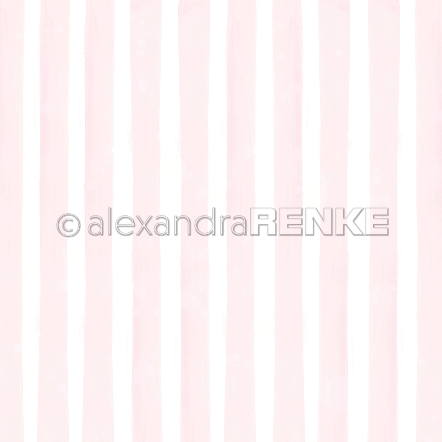A.RENKE - Carta 'Wide stripes sakura pink" 10.2653