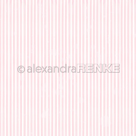 A.RENKE - Carta 'Narrow stripes sakura pink' 10.2654