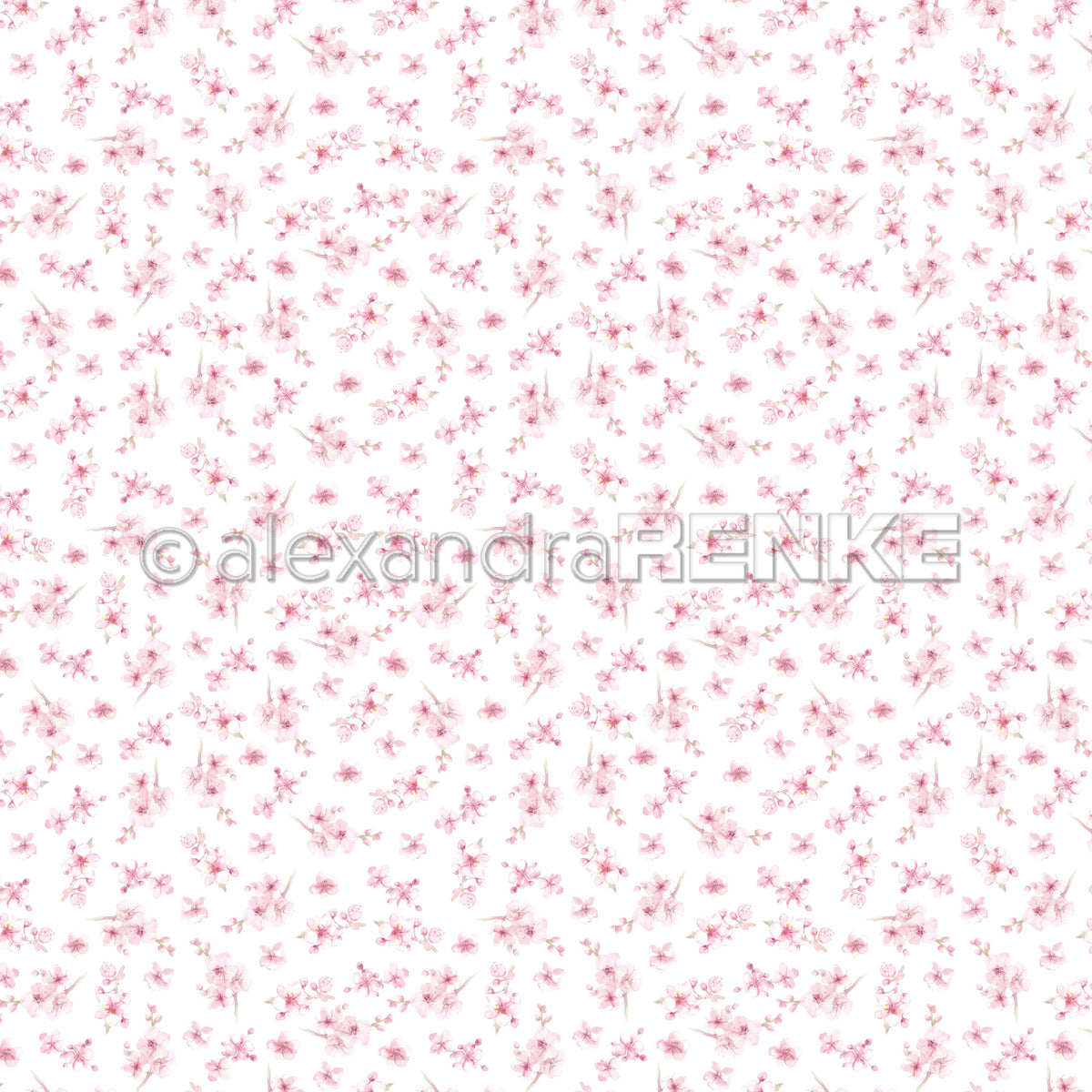 A.RENKE - Paper 'Mini cherry blossoms rapport' 10.2657