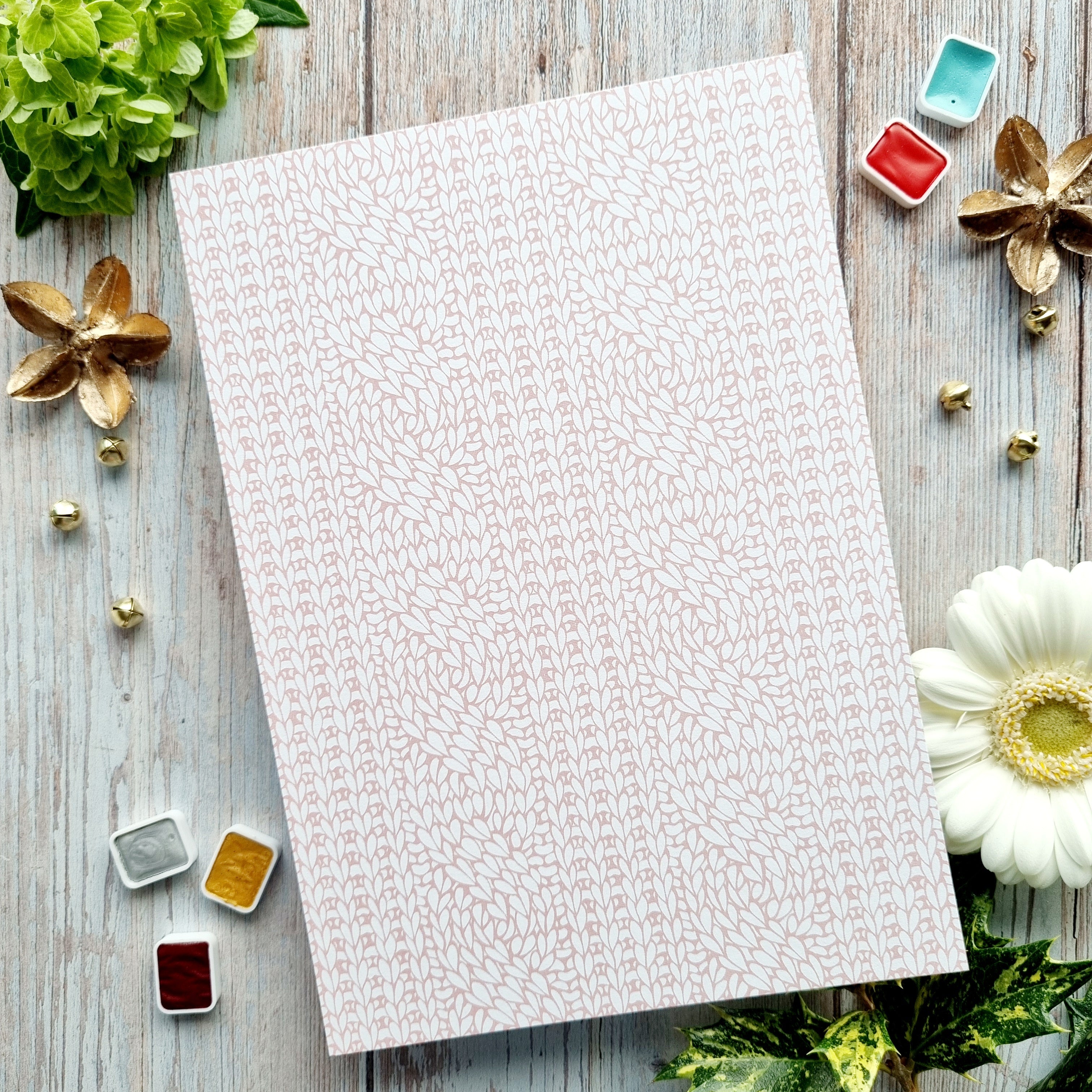 SET OF CARDS - CREATIVE IT'S ALWAYS TEA TIME - AVE126 - CHOU & FLOWERS