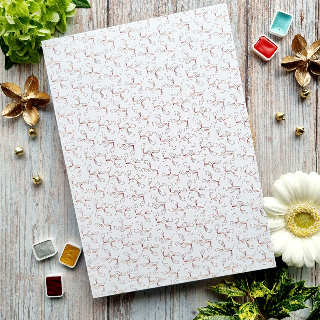 SET CARTE - CREATIVE  IT'S ALWAYS TEA TIME - AVE126 - CHOU & FLOWERS