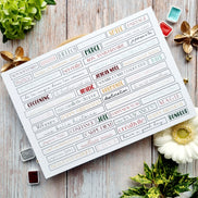 SET CARTE - CREATIVE  IT'S ALWAYS TEA TIME - AVE126 - CHOU & FLOWERS