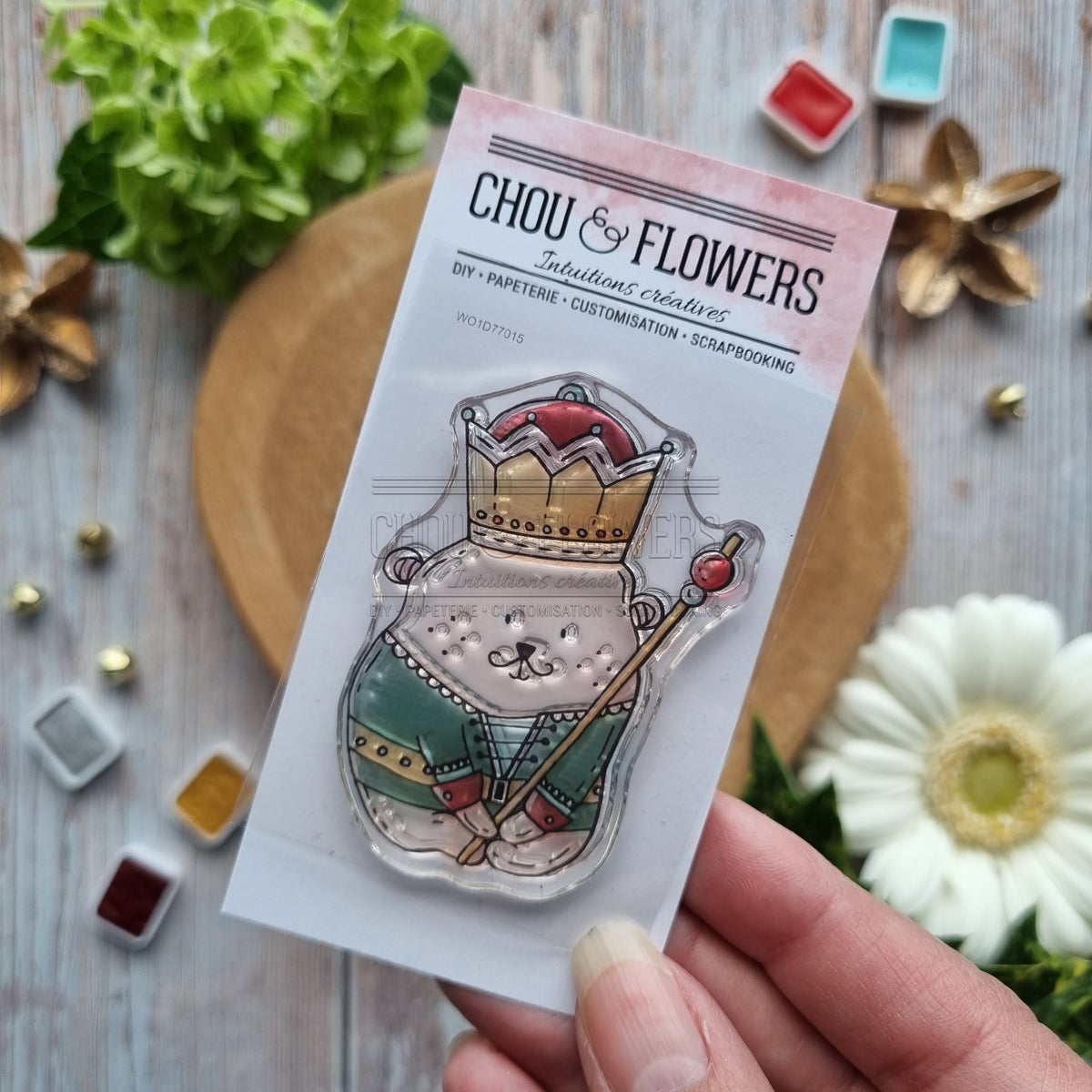 TIMBRO - DOUDOU NUTCRACKER -AVE104- CHOU & FLOWERS