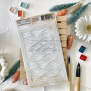 Stencil - TEMPETE - BRE102 - CHOU & FLOWERS