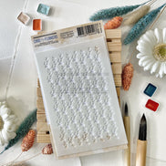 Stencil - TIGE FLEURIE - BRE105 - CHOU & FLOWERS