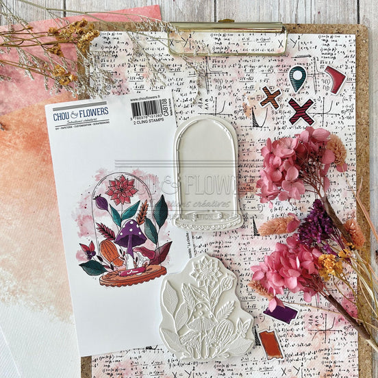 SET TIMBRI CLING-  LA CLOCHE - CAB108 - CHOU & FLOWERS