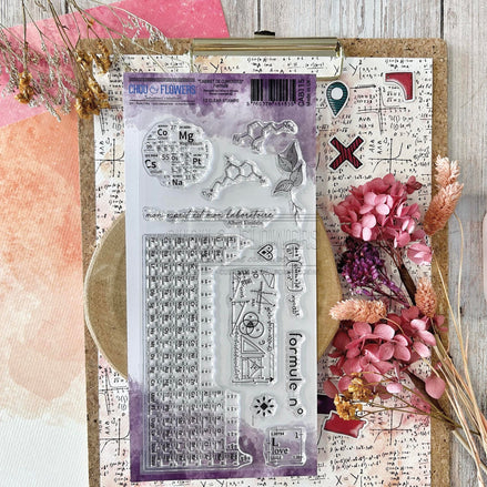 CLEAR STAMP SET - FORMULE- CAB115 - CHOU &amp; FLOWERS