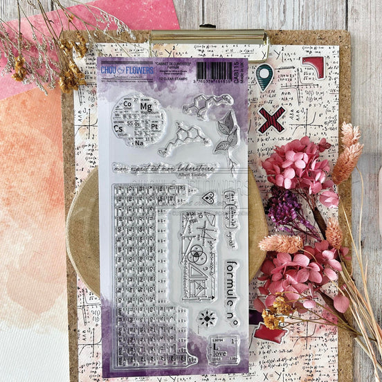 SET TIMBRI CLEAR - FORMULE- CAB115 - CHOU & FLOWERS
