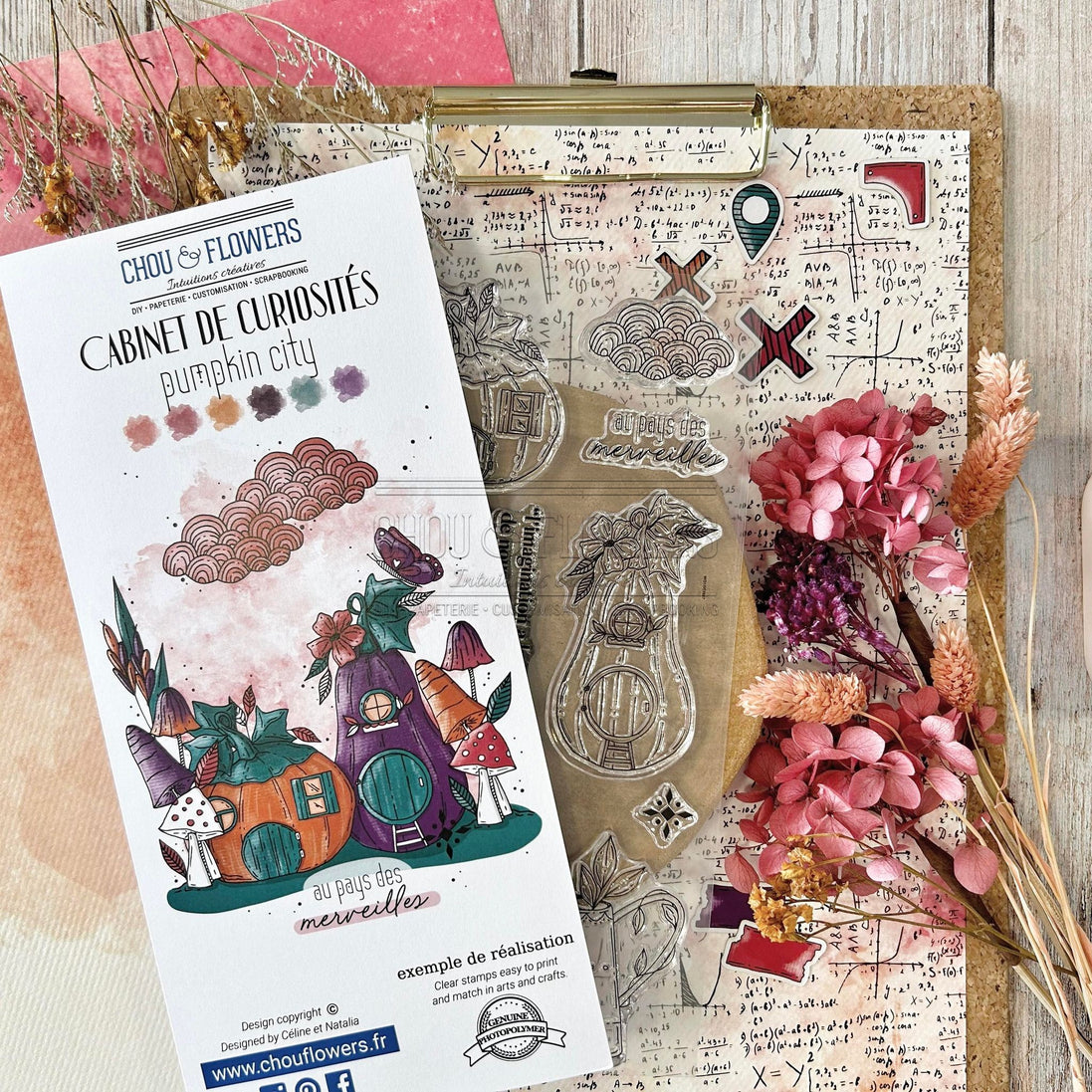 CLEAR STAMP SET - PUMKIN CITY - CAB116 - CHOU &amp; FLOWERS