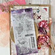 CLEAR STAMP SET - SPECIMEN- CAB117 - CHOU & FLOWERS