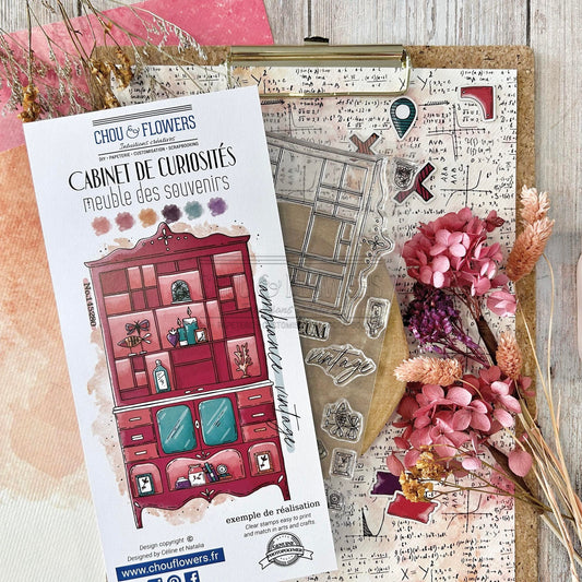 SET TIMBRI CLEAR - MEUBLE DES SOUVENIRS - CAB118 - CHOU & FLOWERS