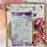 CLEAR STAMP SET - BAZAR SCIENTIPHIQUE - CAB122 - CHOU & FLOWERS