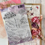 CLEAR STAMP SET - METEO DU COEUR - CAB124 - CHOU & FLOWERS