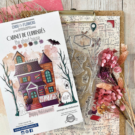 CLEAR STAMP SET - THE GOST HOUSE - CAB125 - CHOU &amp; FLOWERS