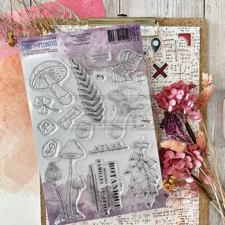 CLEAR STAMP SET - BOTANIQUE - CAB126 - CHOU &amp; FLOWERS