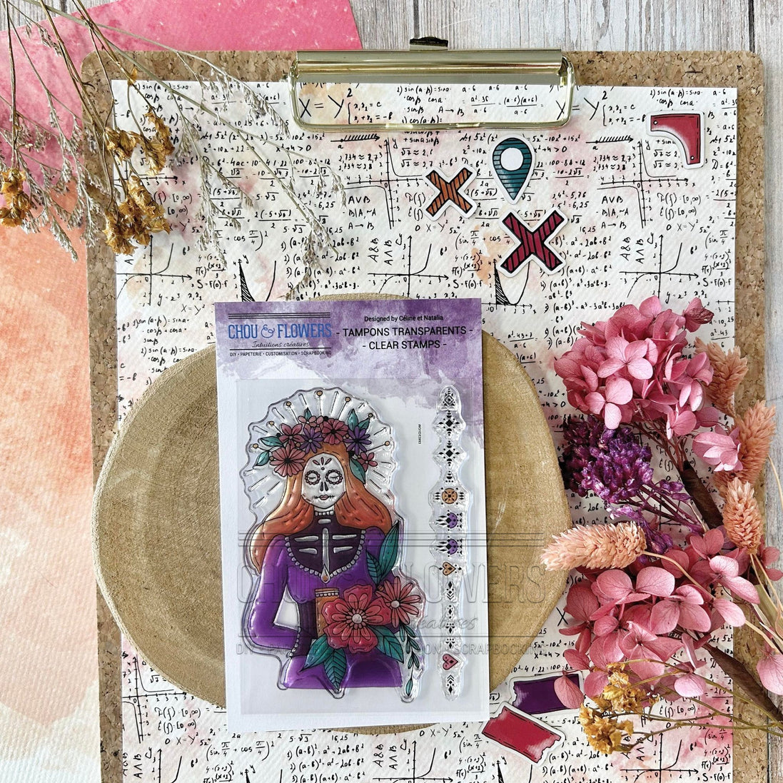 CLEAR STAMP - CATRINA - CAB129 - CHOU &amp; FLOWERS