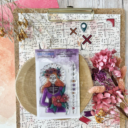 CLEAR STAMP - CATRINA - CAB129 - CHOU &amp; FLOWERS